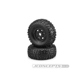 JConcepts Landmines - yellow compound - (pre-mounted for Arrma Mojave)