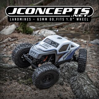 JConcepts Landmines - green compound, 63mm OD (Fits - 1.0 wheel)
