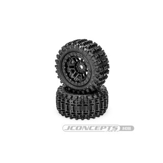 JConcepts Magma - pre-mounted on JC #3450B wheels (Fits - Traxxas Sledge / Kraton 6s)