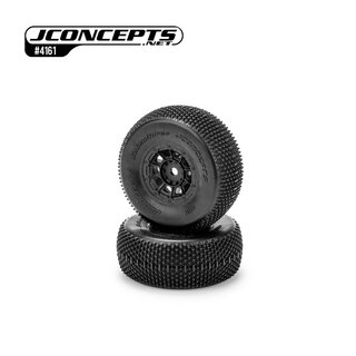 JConcepts Subcultures - yellow compound, pre-mounted on #3471 wheel (Fits - Arrma Mojave Grom)