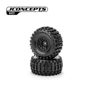 JConcepts Magma - yellow compound, pre-mounted on #3475B (Fits - Traxxas Mini-Maxx | Mini XRT)