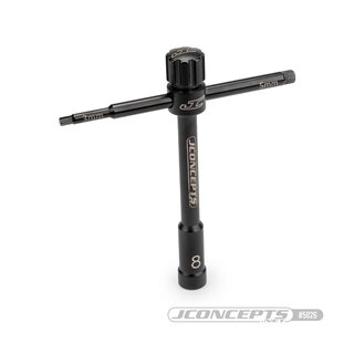 JConcepts multi-wrench, black - 8mm (glow plug), 3mm |...