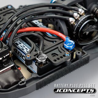 JConcepts�battery plug pull set, w/plugs, blue + and black ?