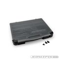 JConcepts parts box, black / smoke gray
