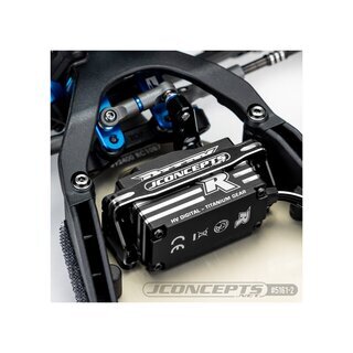 JConcepts RC10B7 | RC10B7D servo mount bracket, black