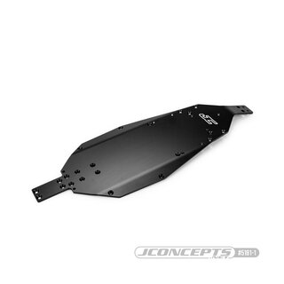 JConcepts RC10B7 chassis, -4mm, hard anodized - black