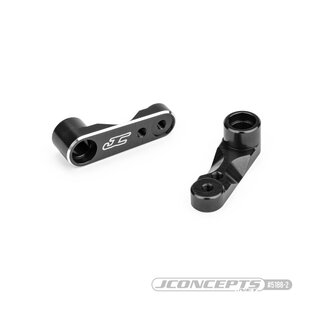 JConcepts RC10B7 aluminum steering bell cranks (Fits - JC assembly #5209) - black