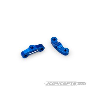 JConcepts RC10B7 aluminum rear hub link mount - blue