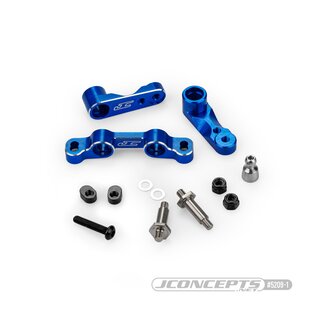 JConcepts RC10B7 | RC10B7D steering kit, blue