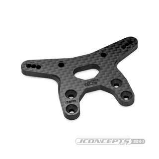 JConcepts RC10B7 -2mm carbon fiber front shock tower - black