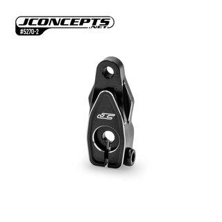 JConcepts - 25T, 0 offset aluminum clamping servo horn, 16.5mm - black
