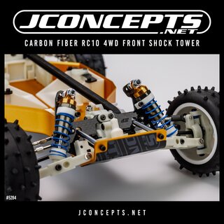 JConcepts RC10 4wd carbon fiber front shock tower