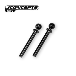 JConcepts Titanium RC10B3 | RC10T3 5.5mm Kingpin ball-stud, black - 2pc