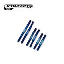 JConcepts - RC10 4wd Fin Titanium turnbuckle set, 6pc -...
