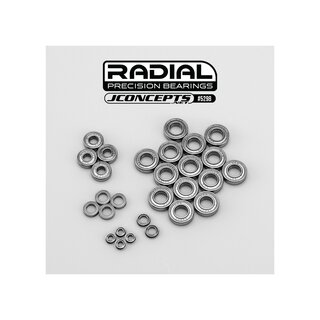 JConcepts - Sworkz S35-4 Evo Radial NMB bearing set, 26pc.