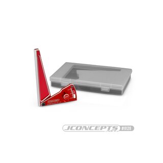 JConcepts RM2 Aluminum camber gauge, 120mm - red
