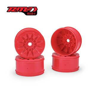 JConcepts RM2, Pioneer 1:8th truck wheel, 4.0 - retro pink, 4pc