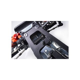 Koswork Kyosho Ultima & JJ Carbon Steering Link Plate Set (w/bearings)