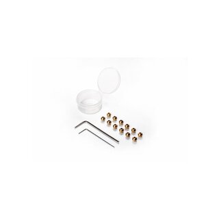 Koswork Kyosho 4.8mm Mini-Z 4x4 Weight Brass Ball (12)