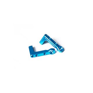 Koswork Tamiya BBX Aluminum Servo Mounts/Stay (2) BB-01 Blue