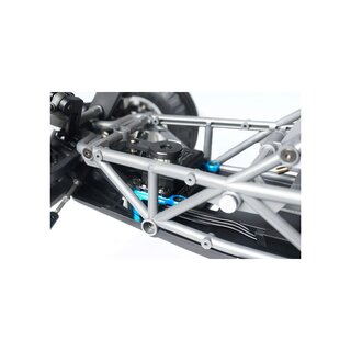 Koswork Tamiya BBX Aluminum Servo Mounts/Stay (2) BB-01 Blue