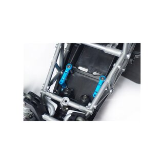 Koswork Tamiya BBX Aluminum Servo Mounts/Stay (2) BB-01 Blue