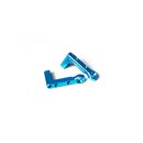 Koswork Tamiya BBX Aluminum Servo Mounts/Stay (2) BB-01 Blue