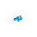 Koswork Tamiya 5mm Aluminum Clamping Wheel Hex (4) Blue