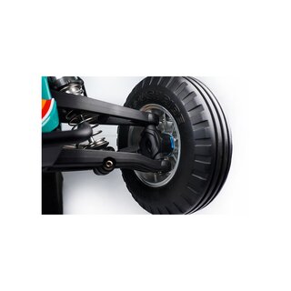 Koswork Tamiya 6mm Aluminum Clamping Wheel Hex (4) Blue