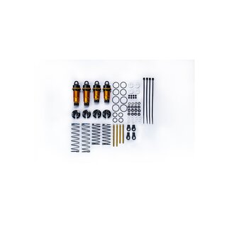 Koswork 12mm Gold Body Black Big Bore Buggy Shock Set (F & R) (Kyosho, Tamiya & Yokomo)