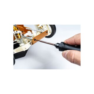 Koswork Associated RC10 Standard Hex Wrench Nut Driver Tool Set (7pcs) (Light Tri Handle)