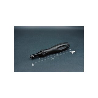 Koswork Hard Coated Aluminum 5.5mm Compact Nut Driver (For 3mm nut)