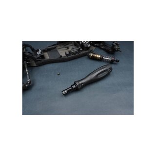 Koswork Hard Coated Aluminum 5.5mm Compact Nut Driver (For 3mm nut)