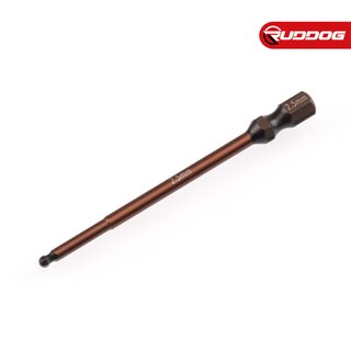 Koswork Ball End Hex Wrench Tip 2.5x75mm 1/4 Drive Hex