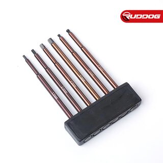 Koswork Hex Wrench Tip Set 1.5, 2.0, 2.5, 3,0, 2.0B & 2.5B 1/4 Drive Hex