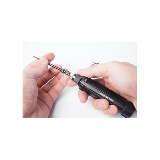 Koswork Mini-Z Quick Release 1/4 Drive Hex Driver Set  (H1.5, N4.5, P00 & P1)