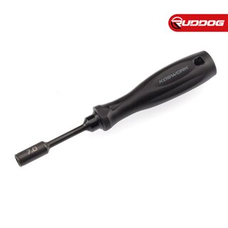 Koswork Steel 7mm Wheel Nut Driver (For 4mm nut) (w/68mm Tip) (Light Tri Handle)