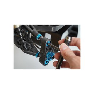 Koswork Glow Plug/Clutch Nut Cross Wrench (Nut 7, 8, 10mm & Hex 5mm)