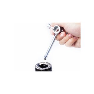 Koswork Glow Plug/Clutch Nut/Wheel Nut Cross Wrench (7, 8, 10, 12 & 17mm) (w/glow plug clip)