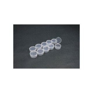Koswork Clear Round Container (w/lid, ID 25mm, H12mm) (10pcs)