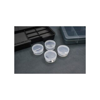 Koswork Clear Round Container (w/lid, ID 25mm, H12mm) (10pcs)