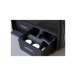 Koswork 1/10 Compact 3 Drawer PP Frame Buggy Bag (1/10, 1 Large & 2 Medium)