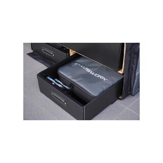 Koswork 1/8 GT Compact 3 Drawer Car Bag (1/8 GT, 1 Large & 2 Medium)