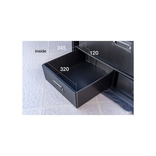 Koswork 1/8 GT Compact 3 Drawer PP Frame Car Bag (1/8 GT, 1 Large & 2 Medium)