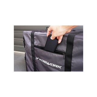 Koswork 1/8 Two Large Drawer Side Buggy/Onroad Car Carrying Bag