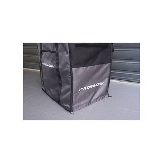 Koswork 1/8 One Large & Two Mid Drawer Side Buggy/Onroad Car Carrying Bag (Top Open Design)