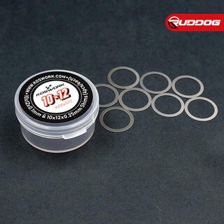 Koswork 10x12x0.1mm & 10x12x0.25mm Shims (4pcs/each)