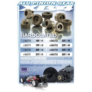 Xray 365719 ALU PINION GEAR - HARD COATED 19T / 48