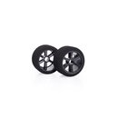 Matrix 1/12 Front Carbon 32 Shore RC Model Tires (Magenta...