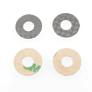 Revolution Design Ultra 1/10 TC Carbon Fiber Body Washers (4pcs | for 6mm Posts)